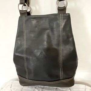 RB Costa Rica leather double strap shoulder bag